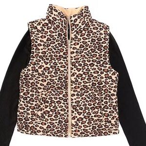 In Girl Leopard Print Vest